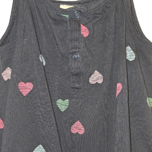 H&M Black Romper with Colorful Heart Pattern - Picture 4 of 5